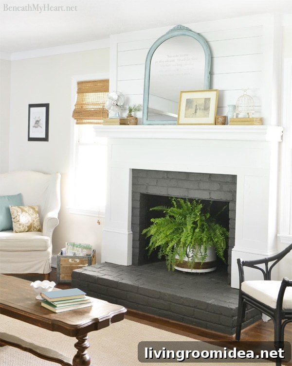 Fireplace Makeover Beneath My Heart