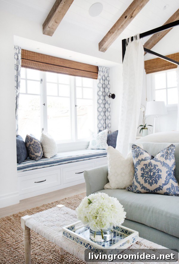 Coastal Style Blackband Design Master Bedroom