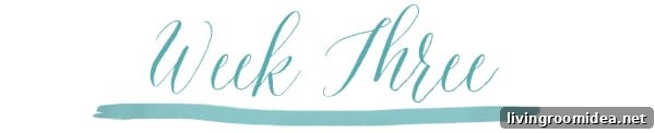 Week Three - Love Your Home Challenge