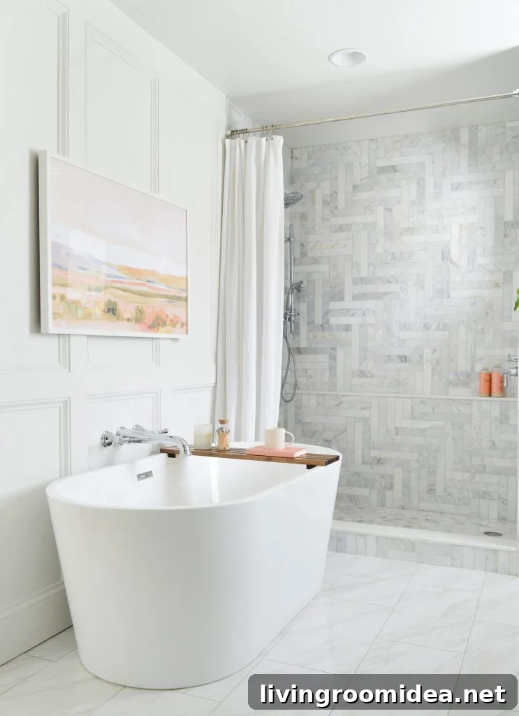 Board and Batten Tutorial: Step-by-Step Wall Installation Guide 4 Traditional Gray Bathroom With Board And Batten Boxes Behind Bathtub
