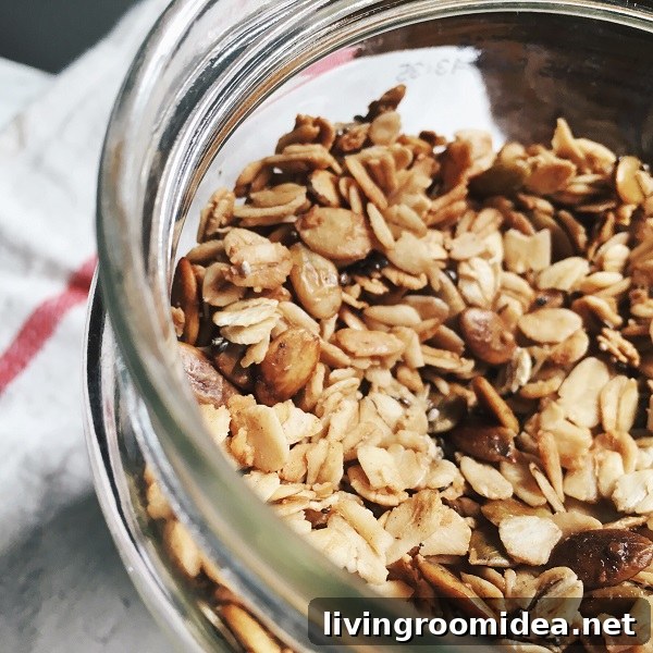 Coconut Oil and Maple Granola Recipe - The Inspired Room