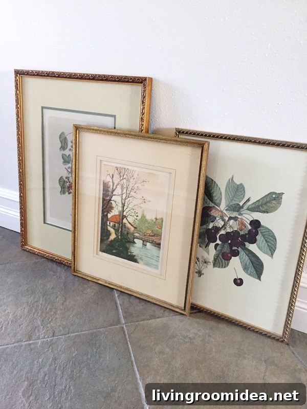 Entryway Design: Lighting Ideas and Artwork Display Tips 7 The Inspired Room - Estate Sale Finds