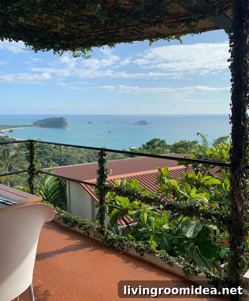 View From La Mariposa Hotel Restaurant In Manuel Antonio Costa Rica