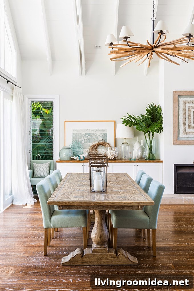Greenery and Plant Decor Ideas for Stylish Indoor Spaces 2 Dining Room - Kate Gallie of Cove Interiors - BGD Architects