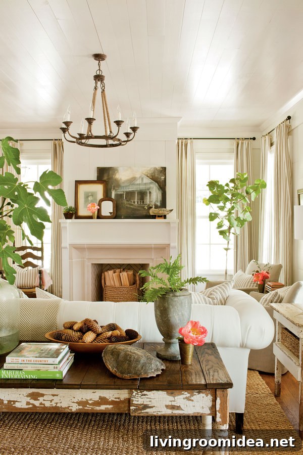 Plants in Living Room - Southern Living