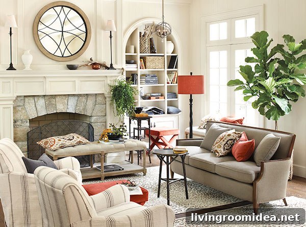 Greenery and Plant Decor Ideas for Stylish Indoor Spaces 10 Ballard Designs Laraine Living Room