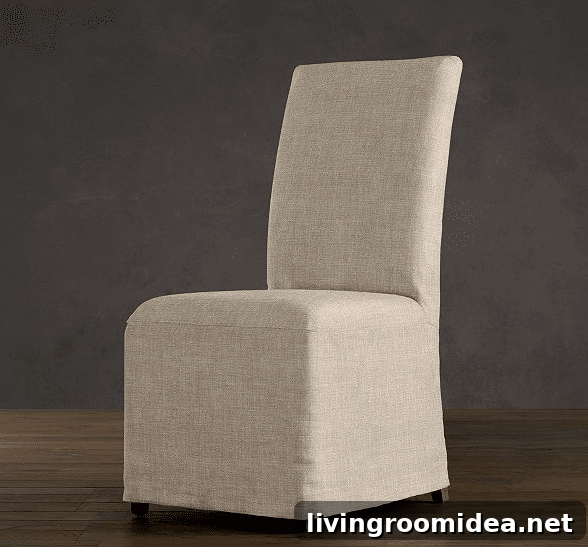 New Parsons Dining Chairs to Transform Your Room's Vibe 7 Hudson Parsons Slipcovered Side Chair Restoration Hardware