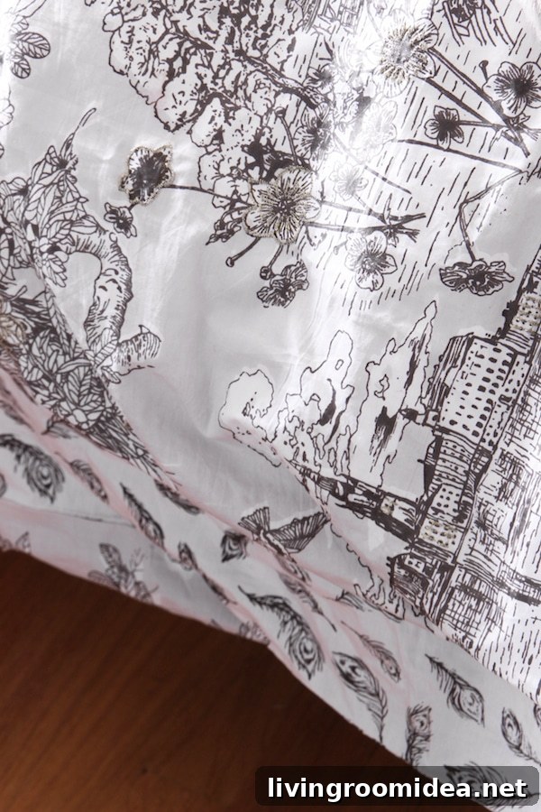 Anthropologie Toile Duvet Cover - The Inspired Room Bedroom