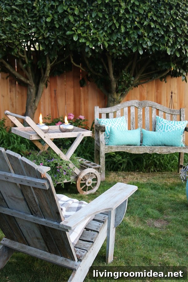 Designing an Inviting Backyard: Secrets to a Cozy Outdoor Space 11 The Inspired Room Outdoor Conversation Area