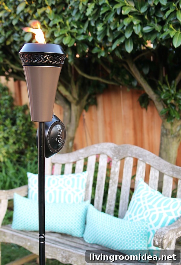 Create an Inviting Backyard: Simple Secrets for Outdoor Comfort 6 Tiki Torch - Outdoor Space