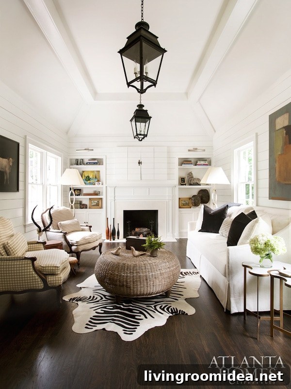 Historic Brookhaven Cottage Living Room - Atlanta Homes