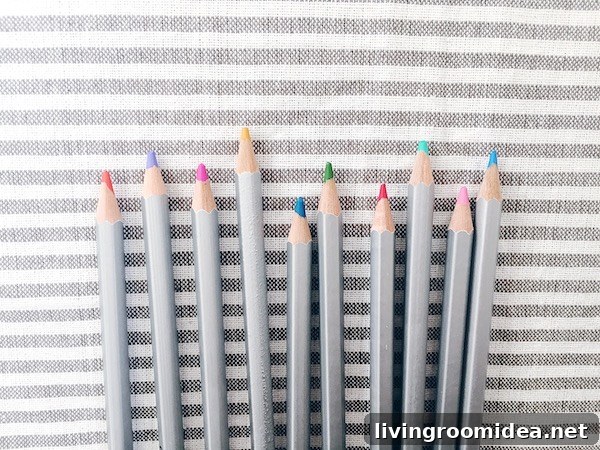 The Inspired Room Coloring Book - Interior Decorating - Colored Pencils