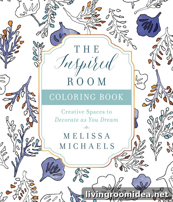 Home Decor Coloring Book: Inspired Room Designs to Color 9 The Inspired Room Coloring Book - Creative Spaces to Decorate As You Dream - New Home Decor Coloring Book