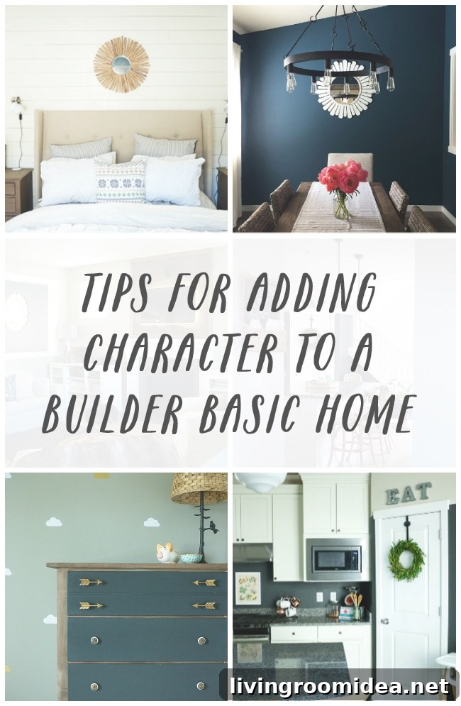 Tips for Adding Character to a Builder Basic Home - The Inspired Room