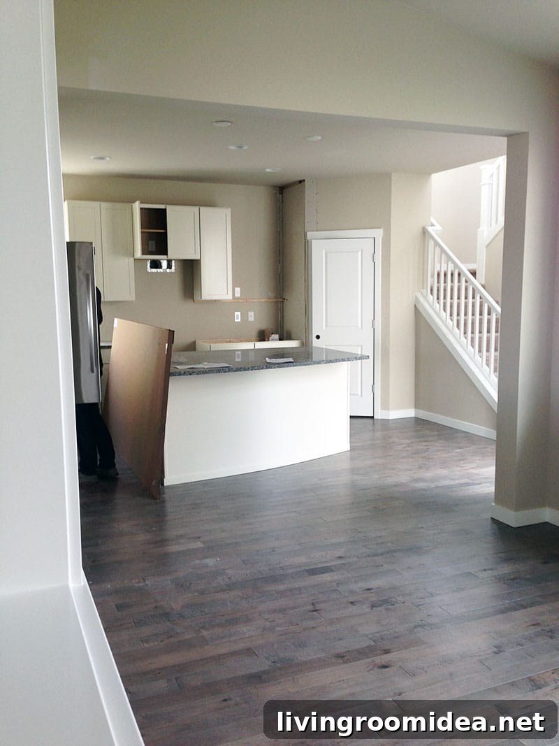 kitchen under construction