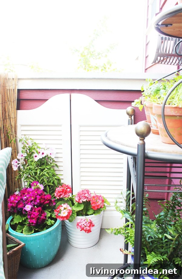 Small Balcony Makeover Ideas for Townhouse Renovations 11 Balcony plants