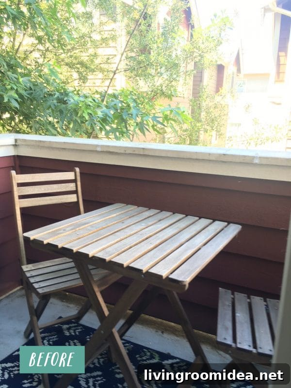 Balcony Before