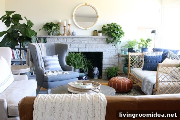 The Inspired Room Living Room - New Rattan Daybed