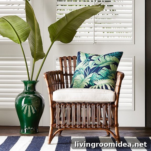 Southampton Rattan Armchair - Williams Sonoma Home