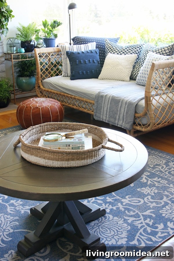 Rattan Daybed - The Inspired Room blog