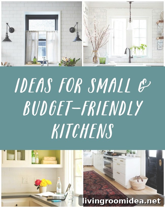 Inspiring Small Kitchen Ideas That Fit a Tight Budget 7 Ideas for Small and Budget Friendly Kitchens - The Inspired Room
