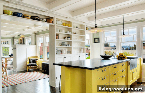 Finding the Perfect Design Balance: Getting to Know You 5 Yellow Kitchen Cabinets - JAS Design Build