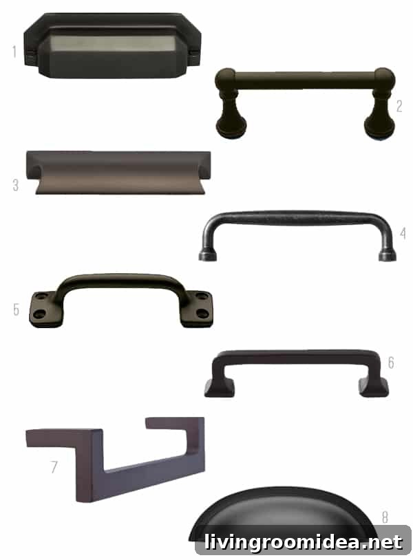 Black Cabinet Hardware