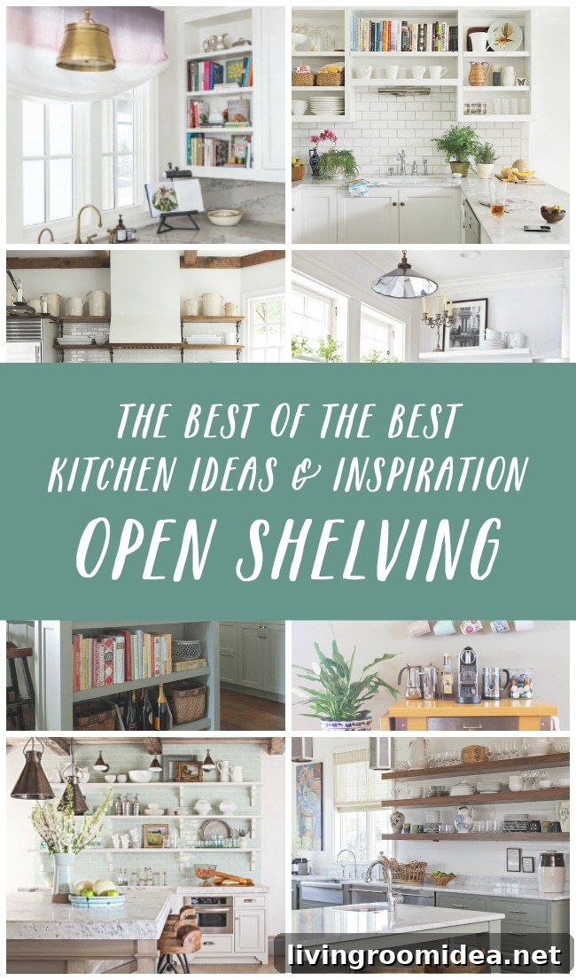 Open Kitchen Shelving Ideas and Practical Styling Tips 17 Love the look of open shelving? Click through for lots of inspiration and tips for what to consider and what not to worry about when incorporating open shelving in a kitchen.