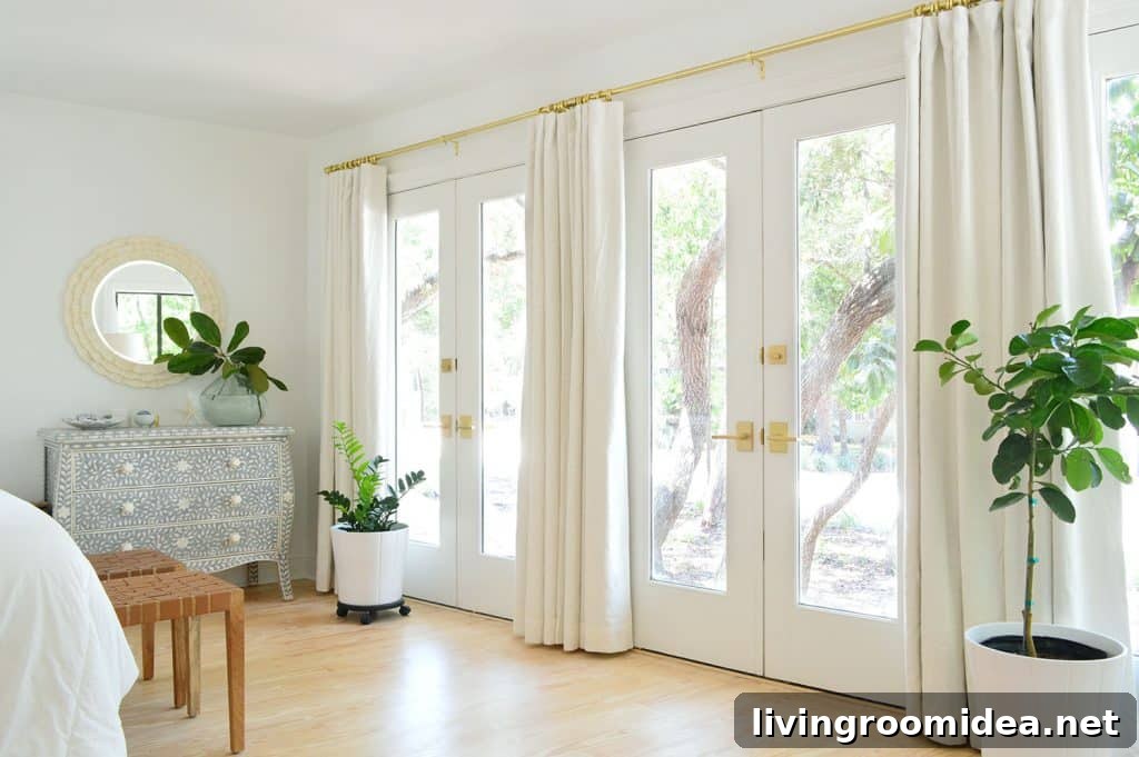 How Buying Less Leads to Unexpectedly Funny Benefits 2 New curtains in bedroom