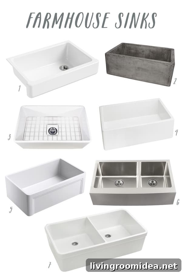 Farmhouse Sink Ideas for Kitchen Design and Remodeling 14 Click through for sources for beautiful Farmhouse Sinks - Apron-Front Sinks and lots of inspiration photos!