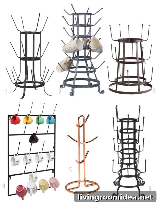 Mug Trees and Mug Racks - The Inspired Room