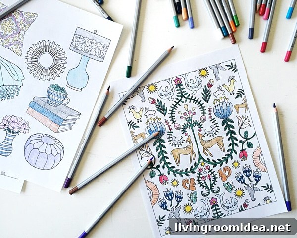 New Coloring Book for the Home - The Inspired Room