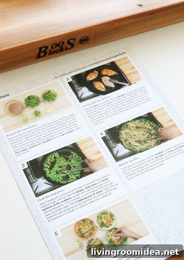 Blue Apron Recipe with The Inspired Room - Boos Block Cutting Board