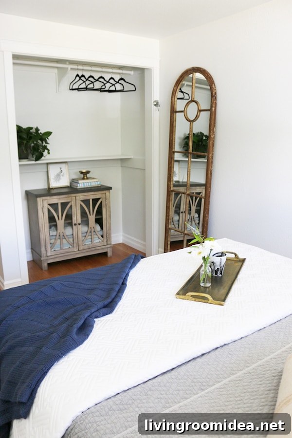 Small Guest Room Makeover - The Inspired Room