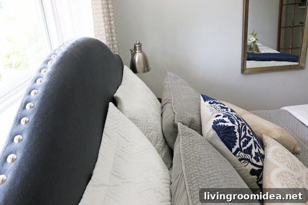 Small Bedroom Makeover - Before and After by The Inspired Room