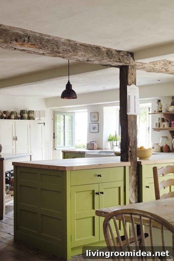 Colorful Kitchen Cabinet Ideas and Design Inspiration 7 Green Kitchen Cabinets - Colored Kitchen Cabinet Ideas