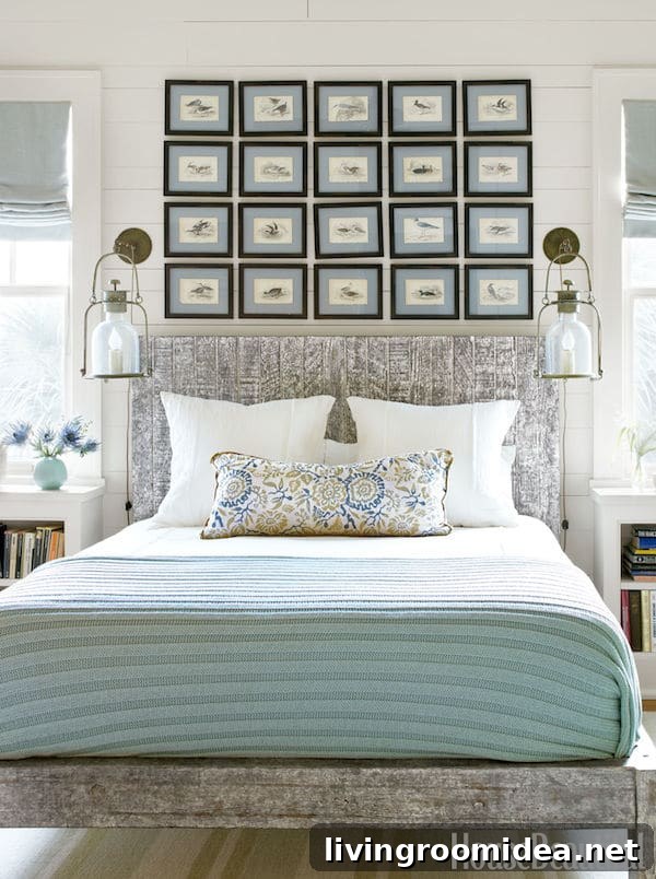 9 Creative Ideas for Decorating the Wall Above Your Bed 5 Bedroom Art Wall