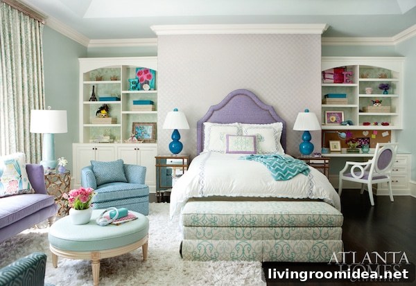 Pretty Bedroom Color Ideas for a Stylish, Cozy Space 5 Purple and Blue Bedroom - Mallory Mathison