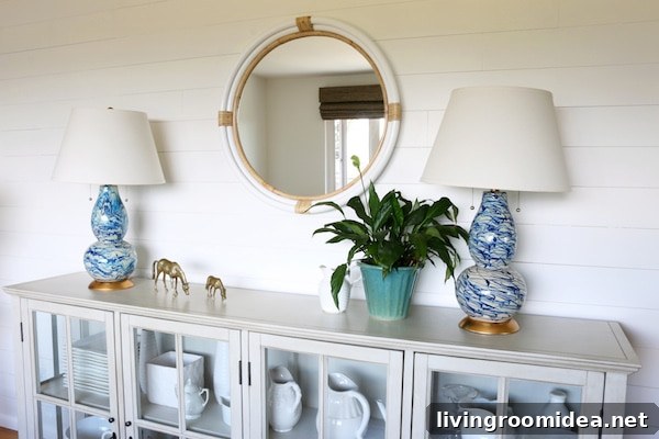Planked Walls - Shiplap in the Dining Room - The Inspired Room