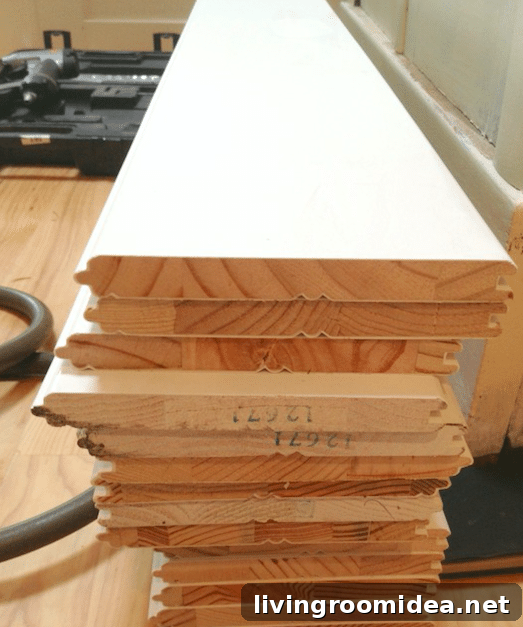 FAQ on installing DIY shiplap walls. What optional wood or MDF to use for shiplap and what to do with the corner edges after install.