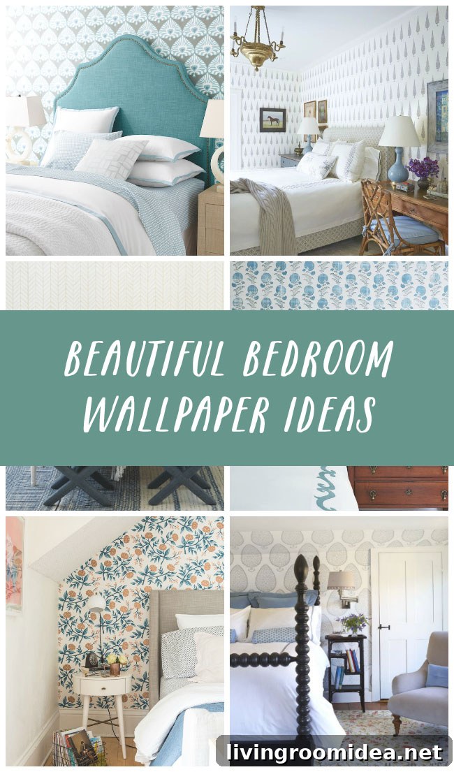 Stunning Bedroom Wallpaper Ideas to Transform Your Space 10 Beautiful Bedroom Wallpaper Ideas - The Inspired Room