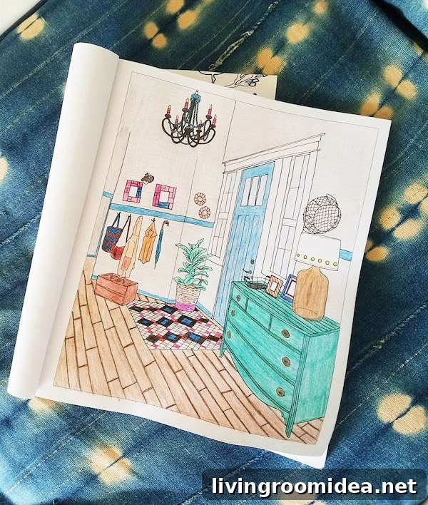 The Inspired Room Coloring Book - Photo by A Designer At Home