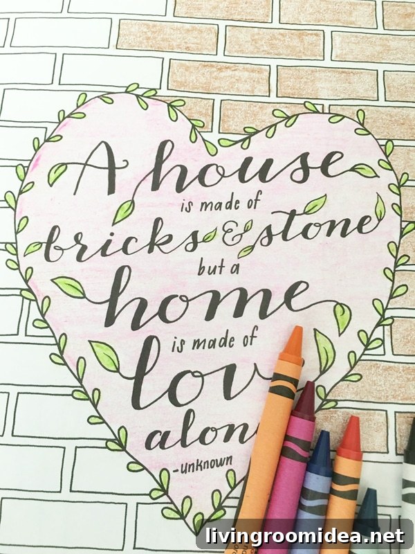 The Inspired Room Coloring Book - Interior Design Adult Coloring Book