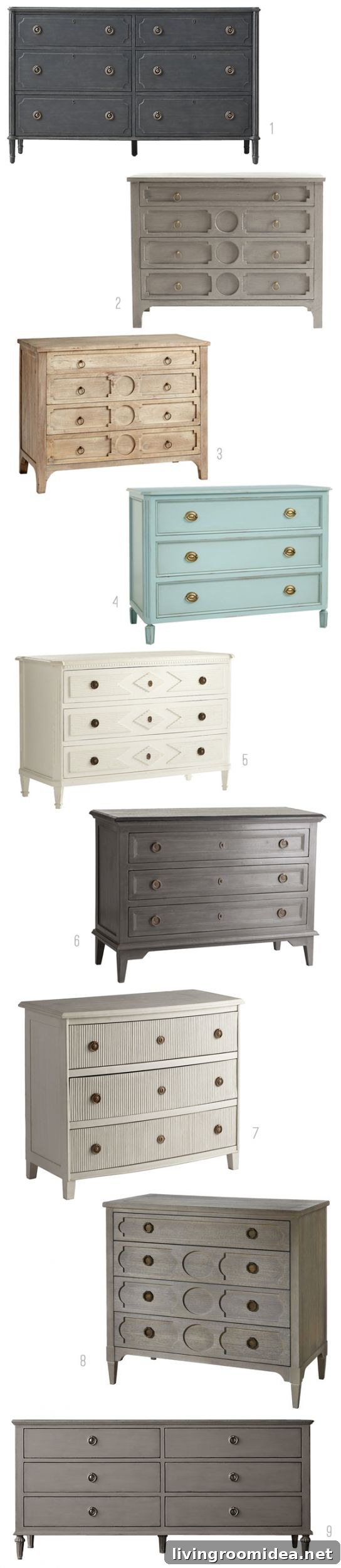 Swedish Style Dressers Round Up of Sources - The Inspired Room