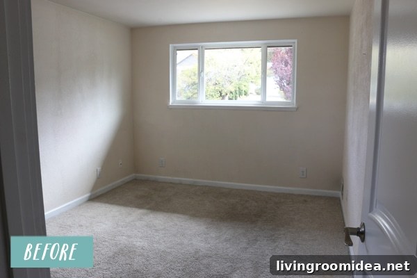 Lukes Bedroom Before