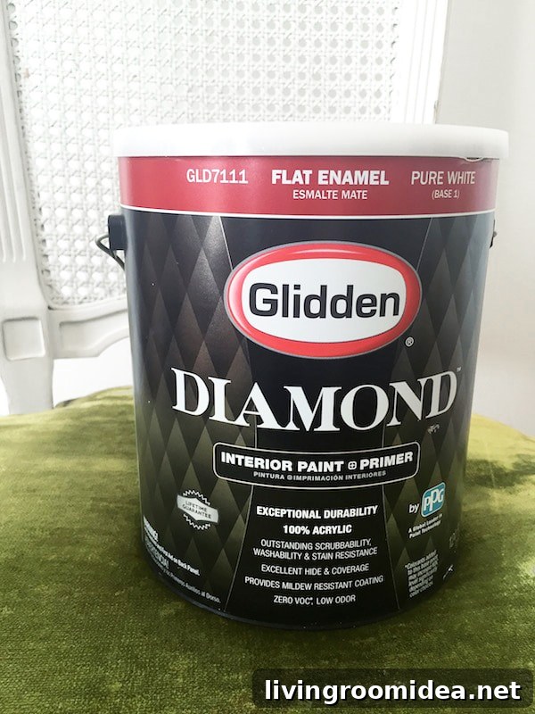 Win a 5-Gallon Paint Giveaway + Tour My Son’s Bedroom Makeover 4 Glidden Diamond Paint and Primer