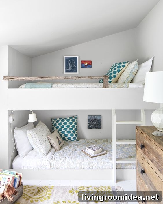 Tiny Cottage In Maine Tour - Built In Bunk Beds
