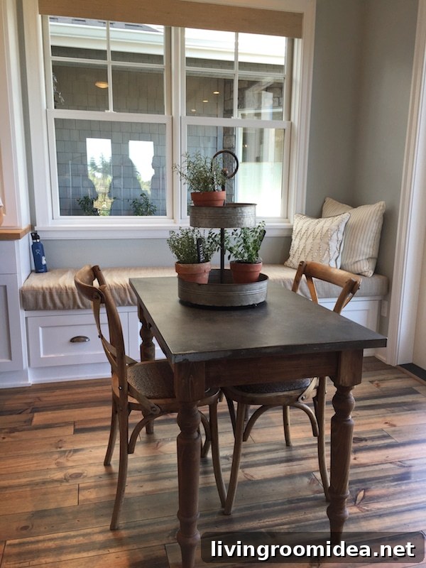 Farmhouse Street of Dreams - Dining Table and Window Seat