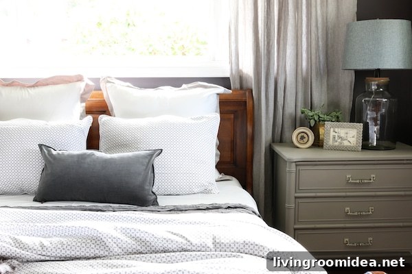 Painted Nightstand Before and After: Stunning DIY Transformation 6 The Inspired Room Master Bedroom