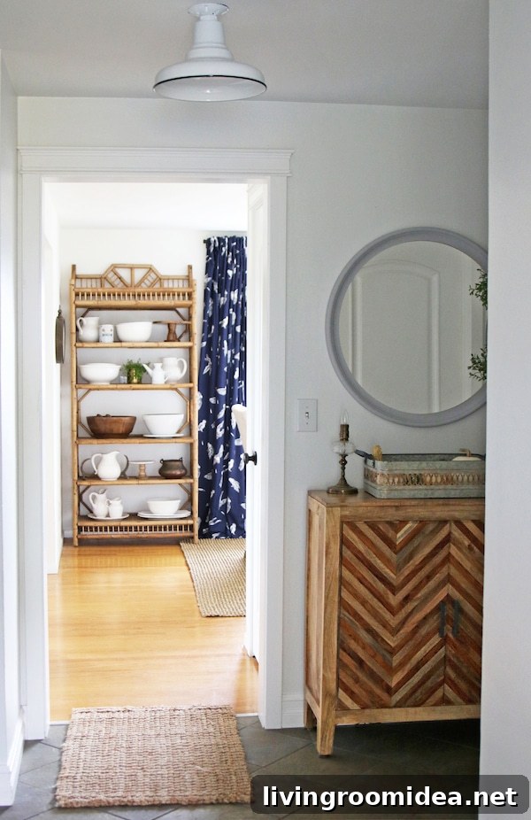 Before & After: Farmhouse-Inspired Entry Hall Renovation 9 Small House Entry Hall Makeover